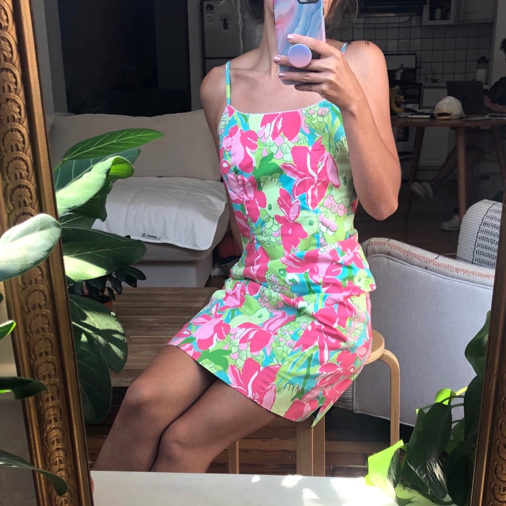 Lilly Pulitzer Parrot Cami Mini Dress